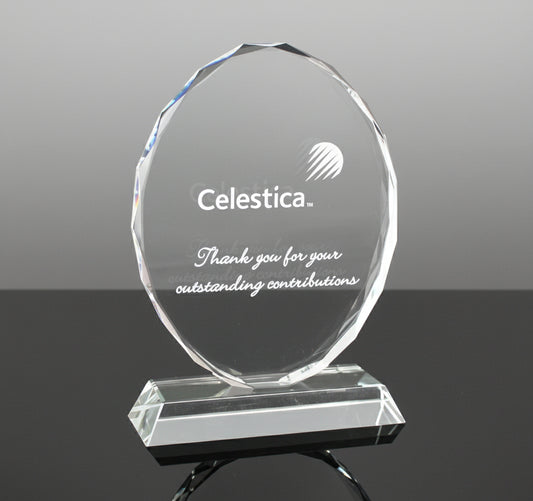 Trophy Tailor Singapore Crystal Plaque 9032 Award