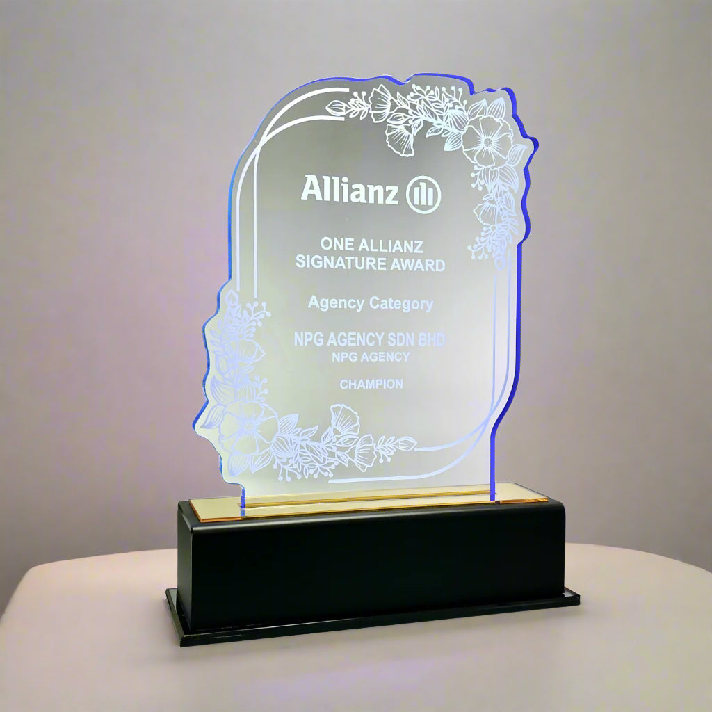 Arcylic Awards with lighting 